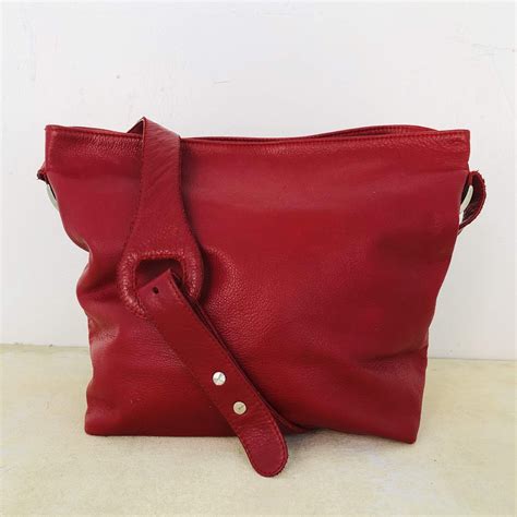 barney new york leather shoulder bag